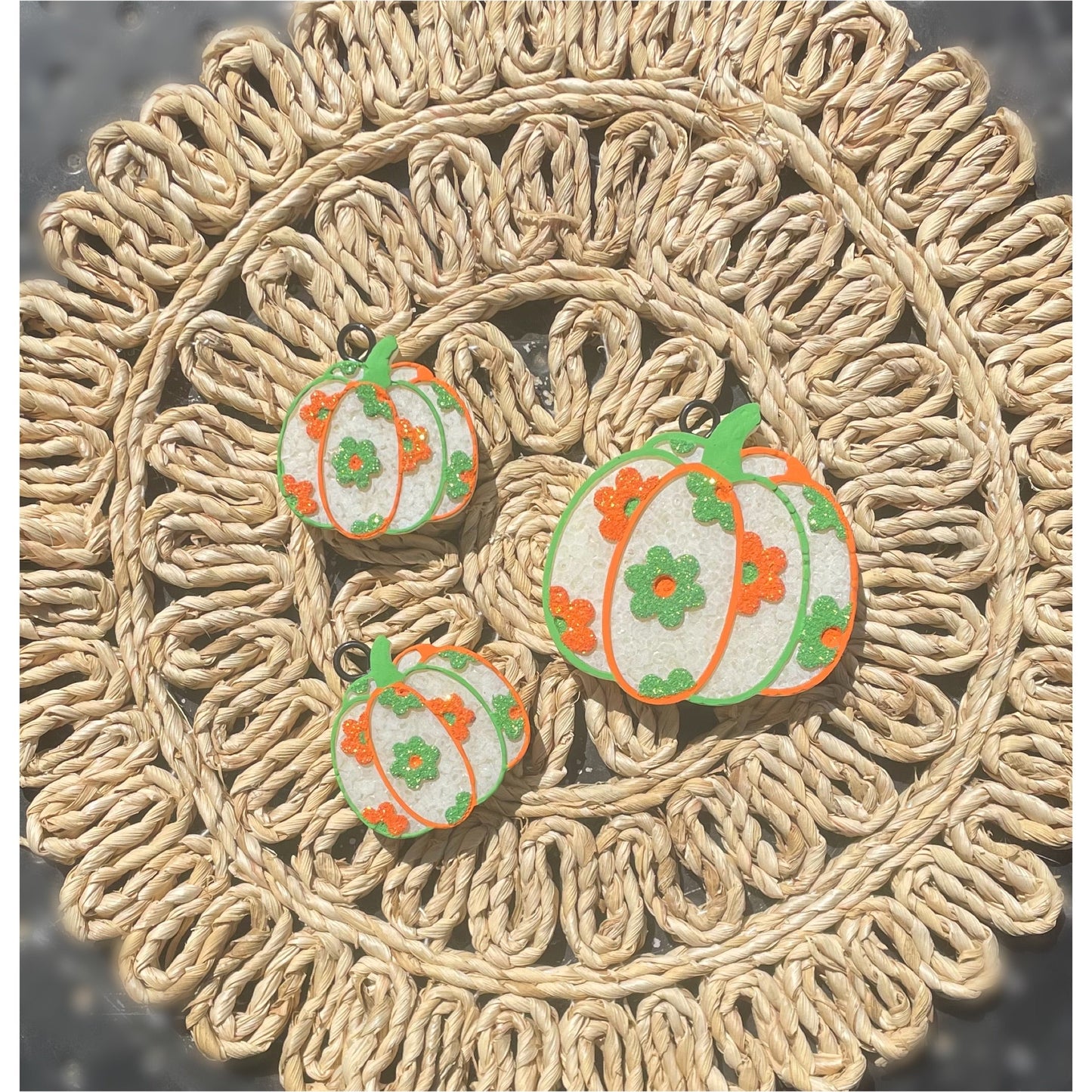 Floral Pumpkin Car Freshies