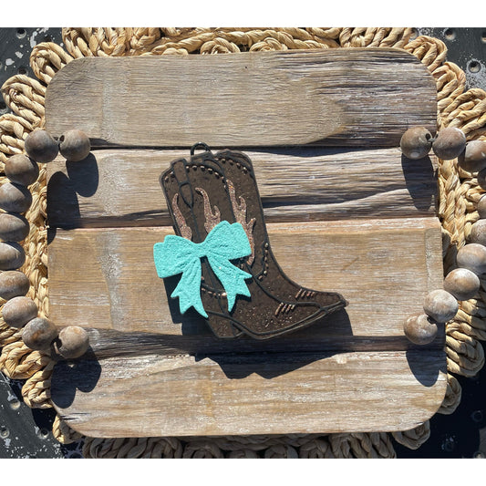 Cowgirl Boots Car Freshie